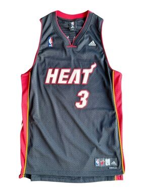 Miami Heat Dwayne Wade #3 NBA Adidas Swingman Jersey Size: XL
